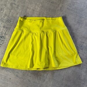 Like New Lululemon Align Women’s Neon Yellow Active Skirt 10